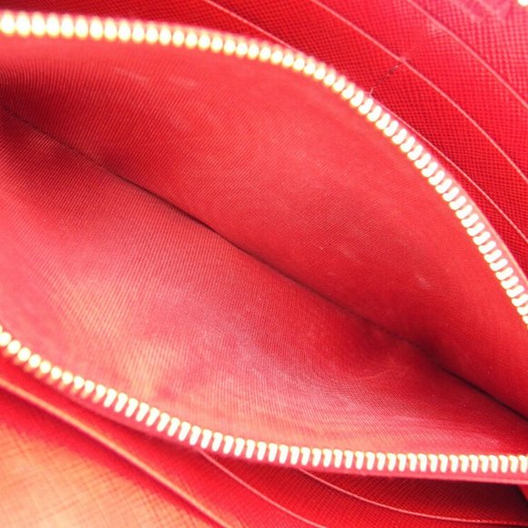 Authentic PRADA Purse ribbon Safi Arno leather Auth used - Picture 8 of 8